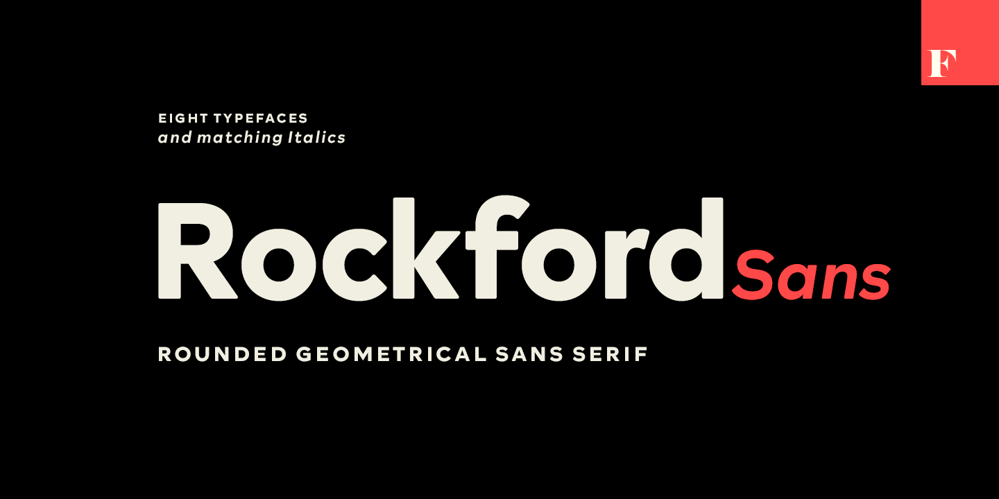 Schriftart Rockford Sans